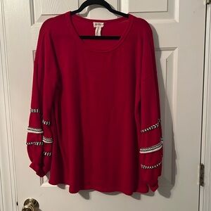 2X Bibi Boutique tunic. Sleeve detail.